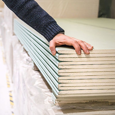 résistant à l'eau décoratif de plaque de plâtre de panneau de gypse de 15mm pour d'intérieur