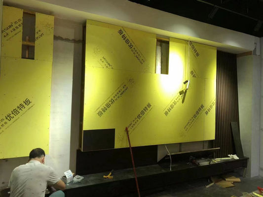 Bon prix La fibre de verre conique de bord a fait face au panneau de gypse, gypse OEM de plaque de plâtre de 12,5 millimètres en ligne