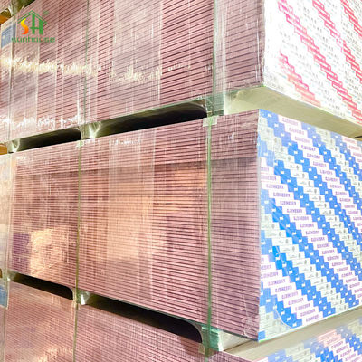 Bon prix En gros 12 mm de plaque de gypse paroi sèche 9,5 mm/10,5 mm/12 mm de plaque de gypse ignifuge non combustible en ligne