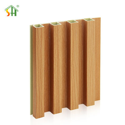 Bon prix Co-extrusion de façade en bois revêtements muraux extérieurs Wpc panneaux muraux décoratifs en bois plastique composite en ligne