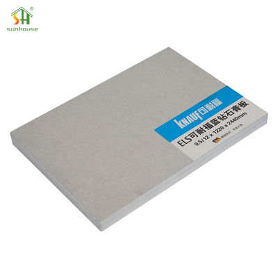 Bon prix 9.5mm Panneau de plâtre léger 1220x2440mm 4x8ft Plaque de plâtre Facile à installer Panneau intérieur en ligne