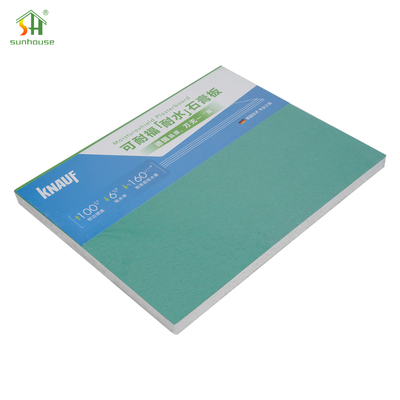 9.5mm Plaque de plâtre de gypse standard 1220x2440mm 4x8ft pour les plafonds intérieurs et les cloisons