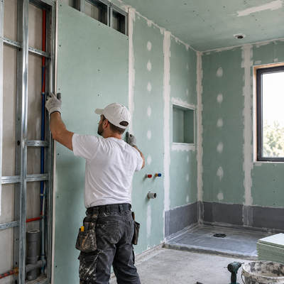 Moisture Resistant Gypsum Board Humidity-Contro Wall Lining, Kitchen and Utility Room Drywall